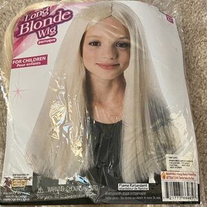 Envy Long Blonde Wig for Kids